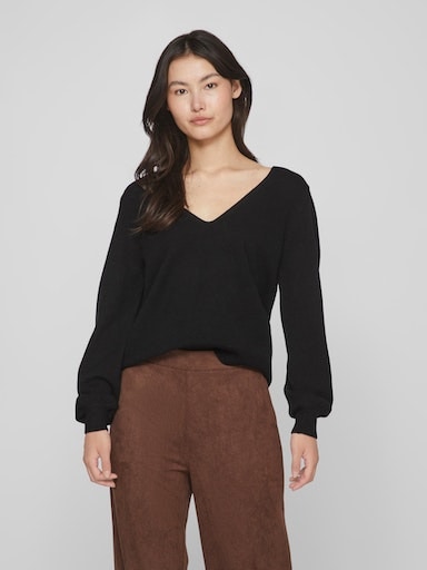 Vila V-Ausschnitt-Pullover »VIRIL REV V-NECK L/S TOP - NOOS« Vila V-Ausschnitt-Pullover »VIRIL REV V-NECK L/S TOP - NOOS« von Vila