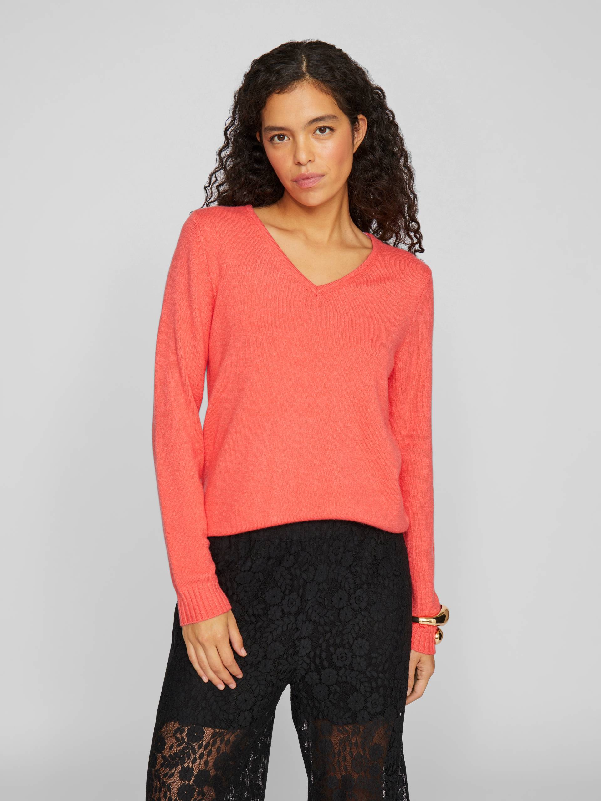 Vila V-Ausschnitt-Pullover »VIRIL V-NECK L/S KNIT TOP - NOOS« von Vila