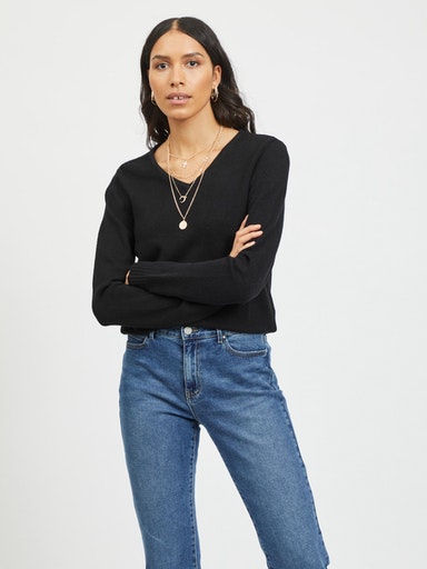 Vila V-Ausschnitt-Pullover »VIRIL V-NECK L/S KNIT TOP - NOOS« Vila V-Ausschnitt-Pullover »VIRIL V-NECK L/S KNIT TOP - NOOS« von Vila