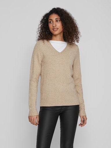 Vila V-Ausschnitt-Pullover »VIRIL V-NECK L/S KNIT TOP - NOOS« von Vila