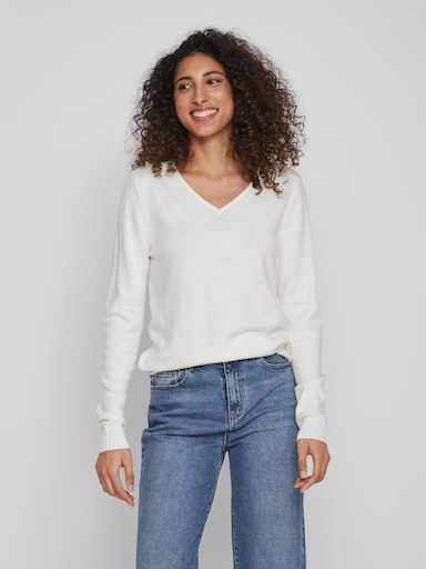 Vila V-Ausschnitt-Pullover »VIRIL V-NECK L/S KNIT TOP - NOOS« von Vila