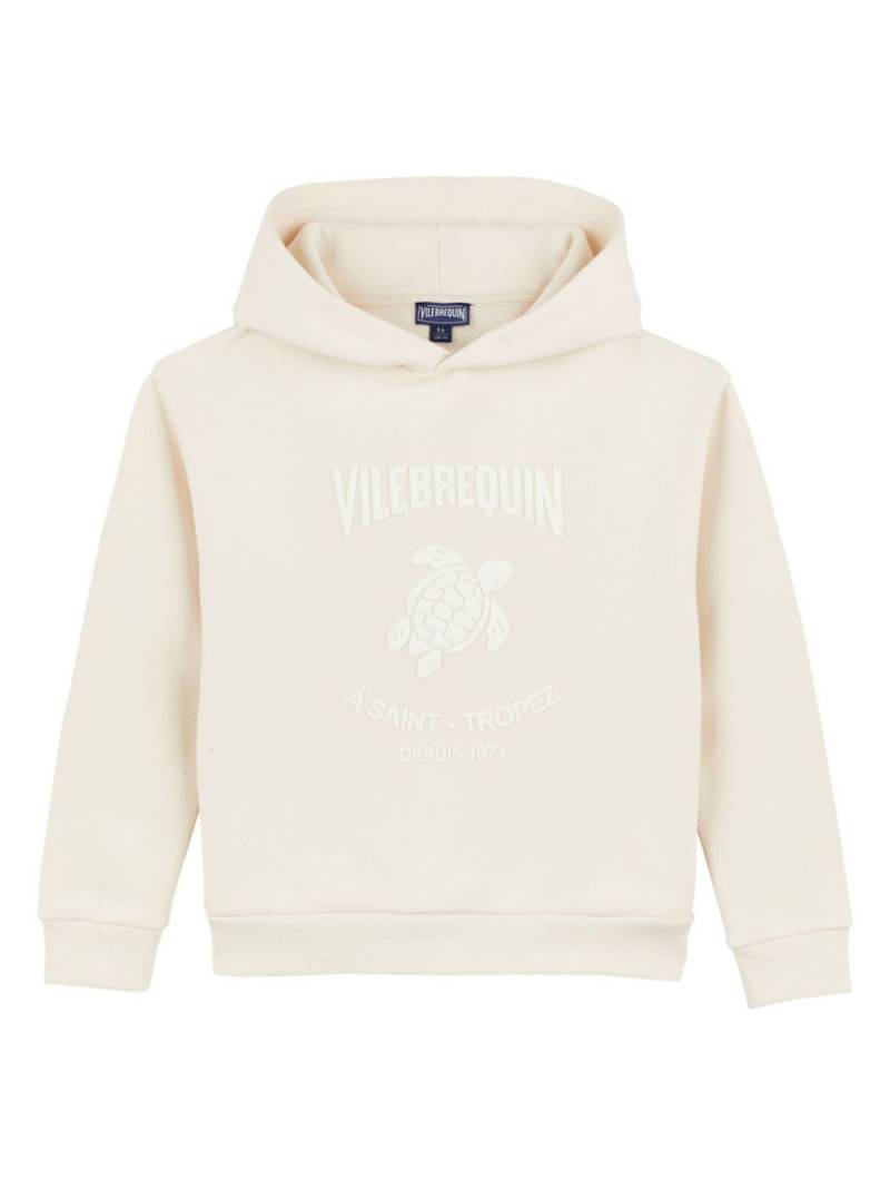 Vilebrequin Kids 3D logo hoodie - White von Vilebrequin Kids