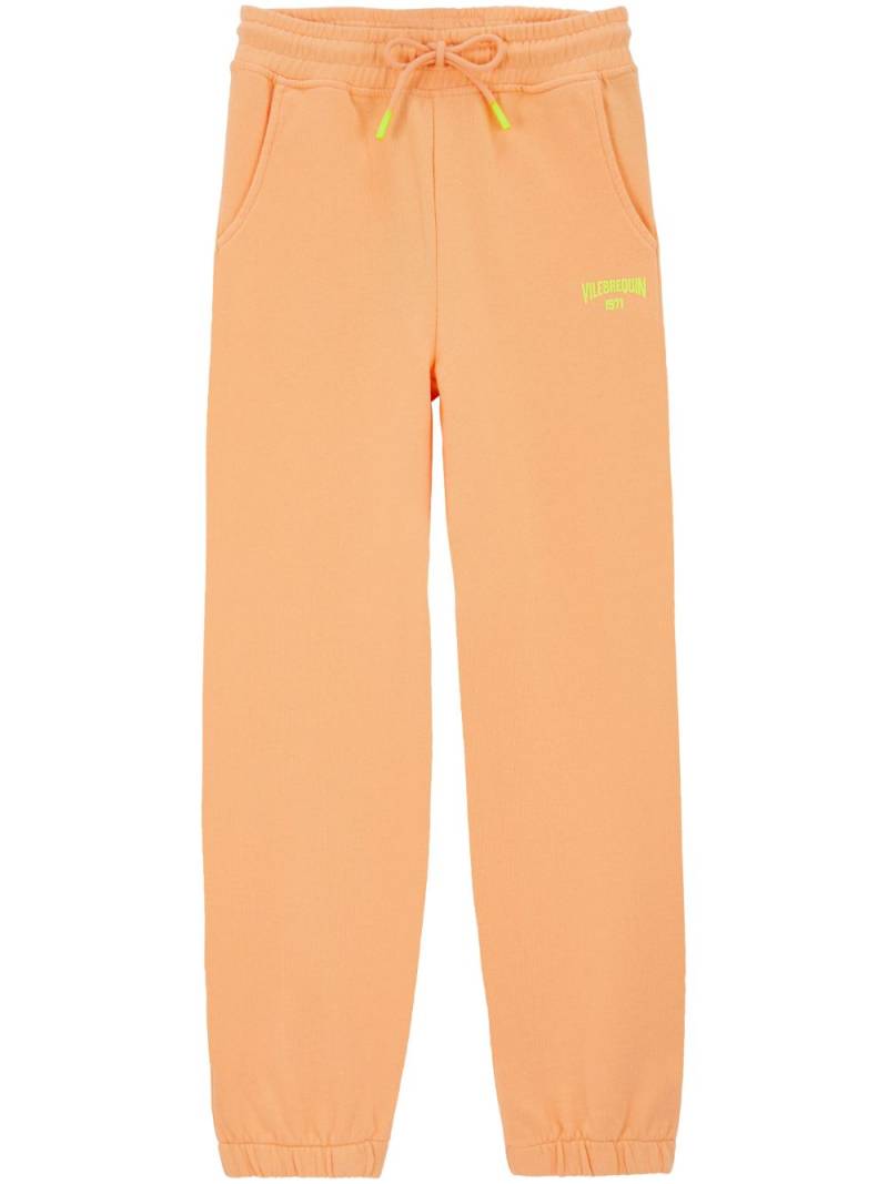 Vilebrequin Kids Gaetan cotton track pants - Orange von Vilebrequin Kids