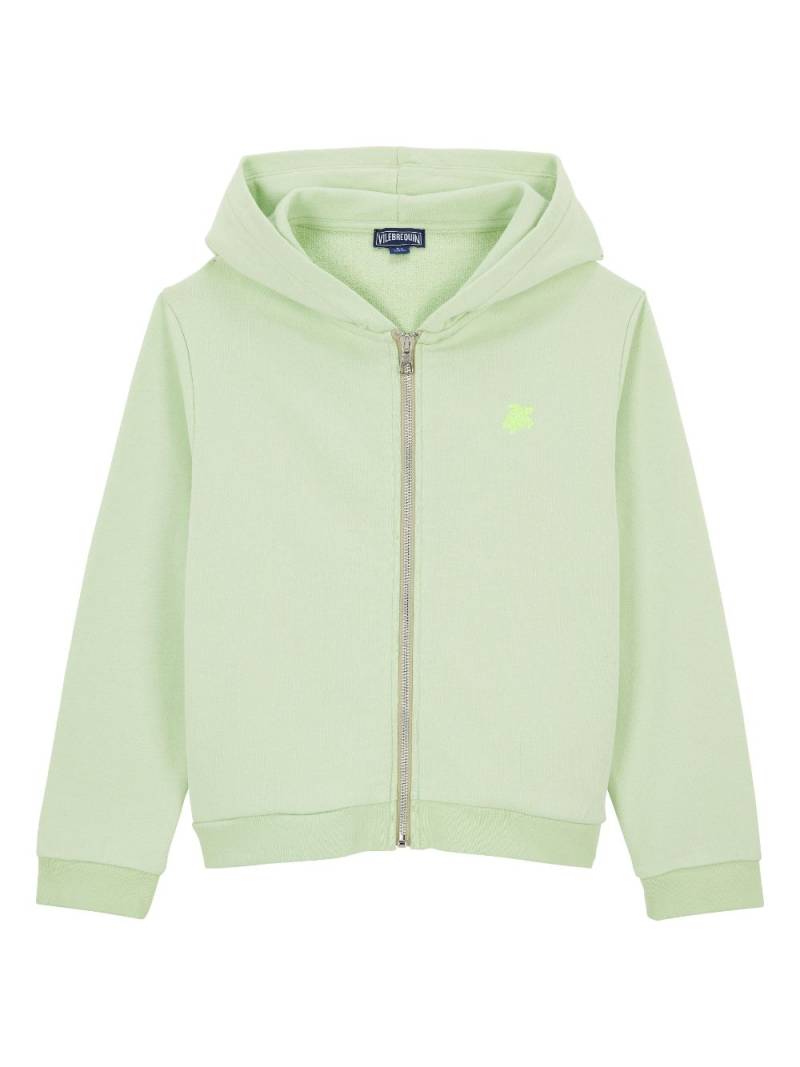 Vilebrequin Kids Gibra cotton hoodie - Green von Vilebrequin Kids