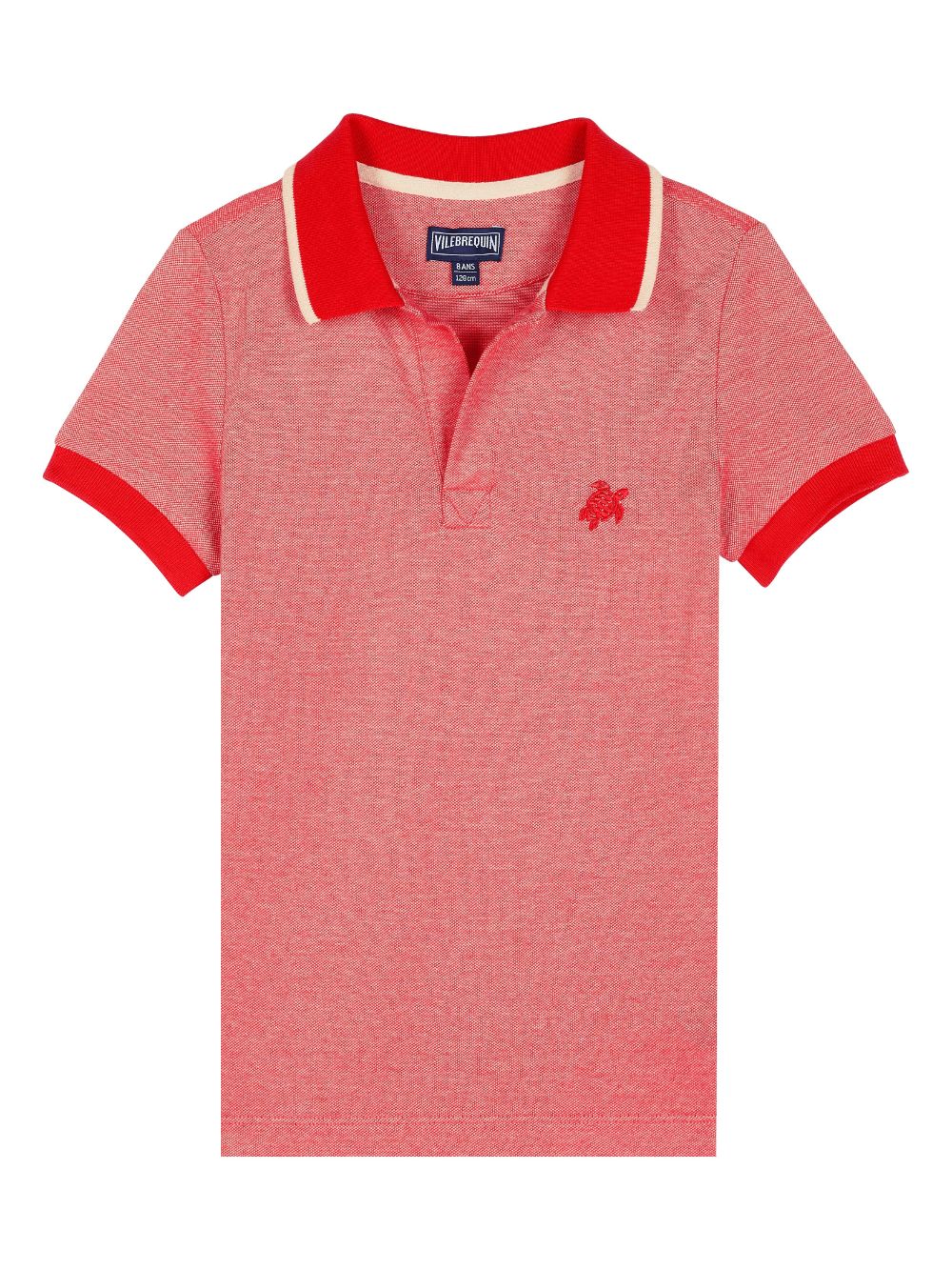 Vilebrequin Kids Pantin organic cotton polo shirt - Red von Vilebrequin Kids