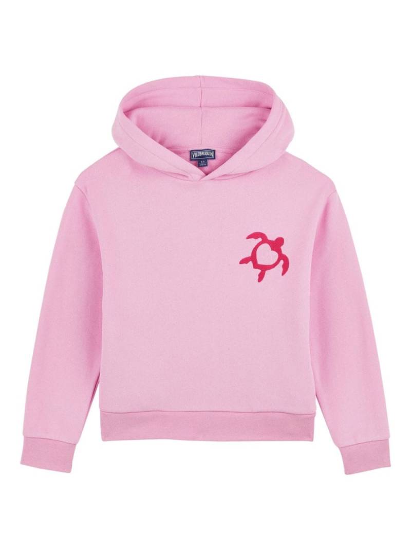 Vilebrequin Kids Turtle Heart Tahiti hoodie - Pink von Vilebrequin Kids