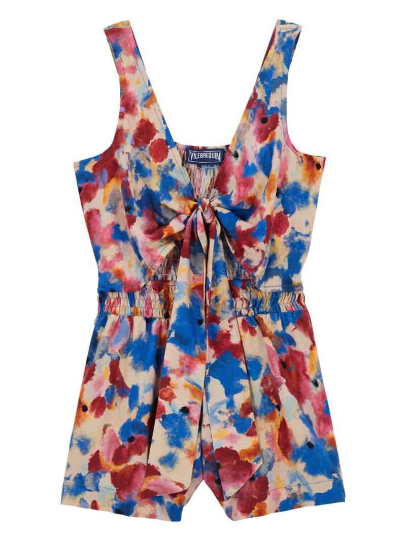 Vilebrequin Kids floral-print sleeveless playsuit - Blue von Vilebrequin Kids