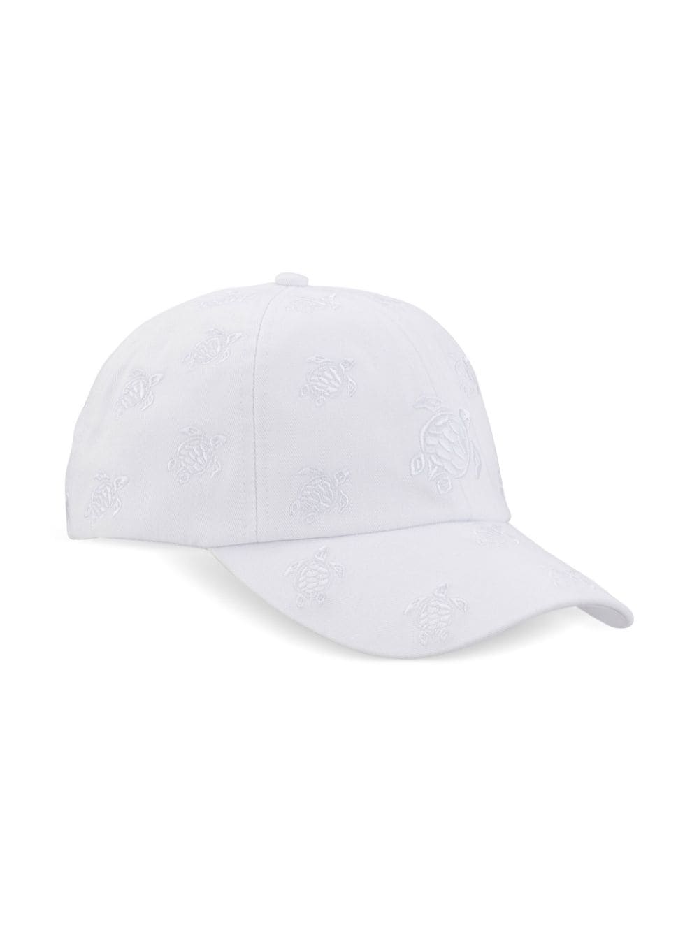 Vilebrequin Kids logo-embroidered cotton cap - White von Vilebrequin Kids