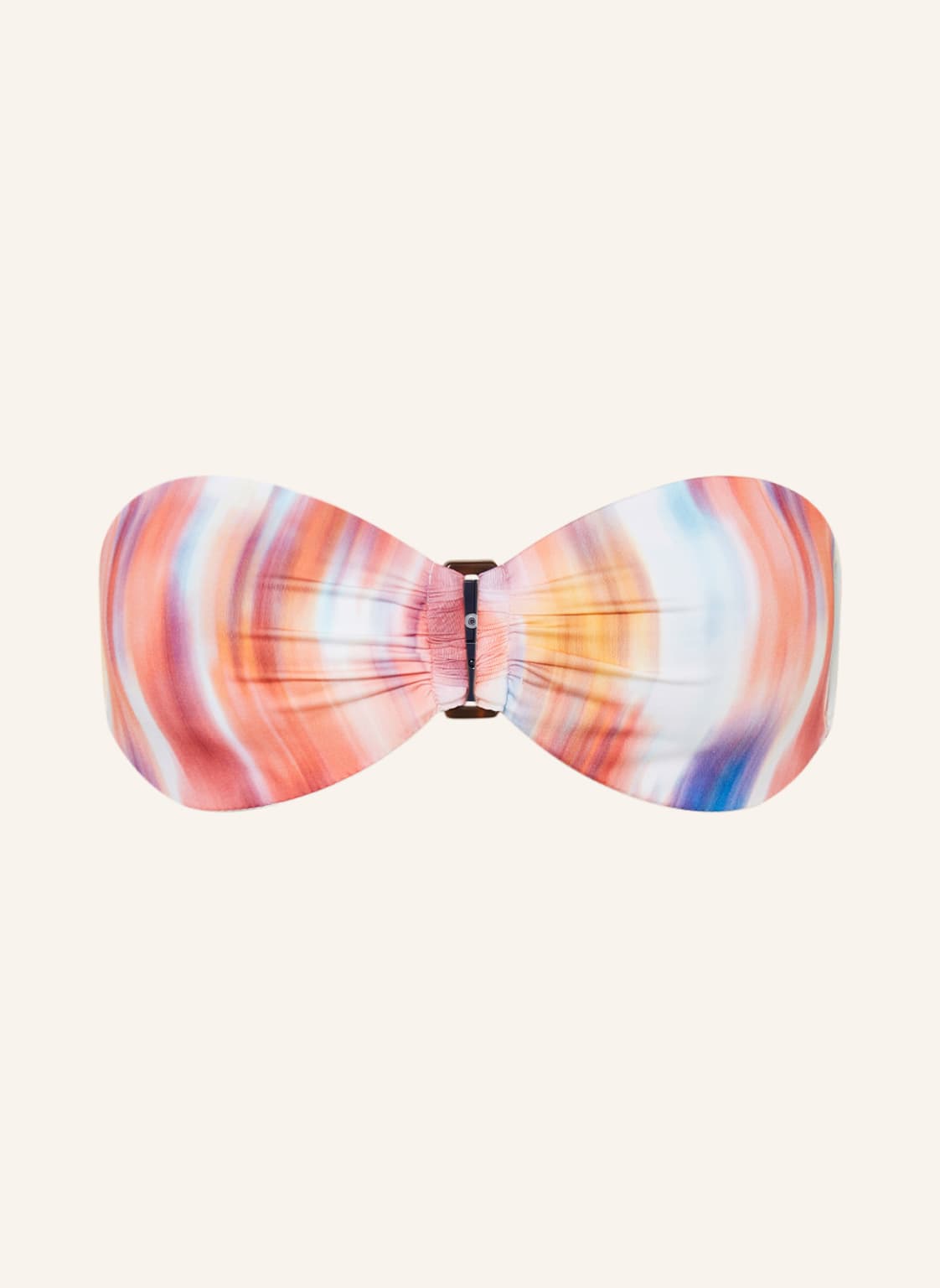 Vilebrequin Bandeau-Bikini-Top Lune Ikat Flowers rot von Vilebrequin