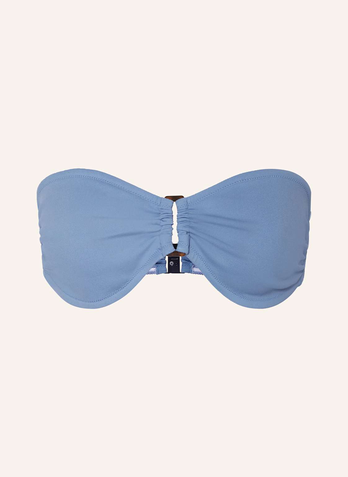 Vilebrequin Bandeau-Bikini-Top Solid Sculpt blau von Vilebrequin