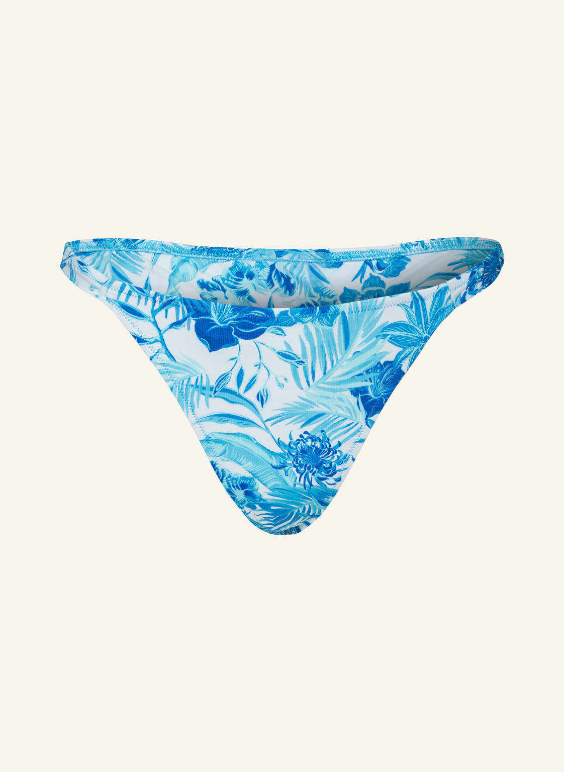 Vilebrequin Brazilian-Bikini-Hose Tahiti Flowers blau von Vilebrequin