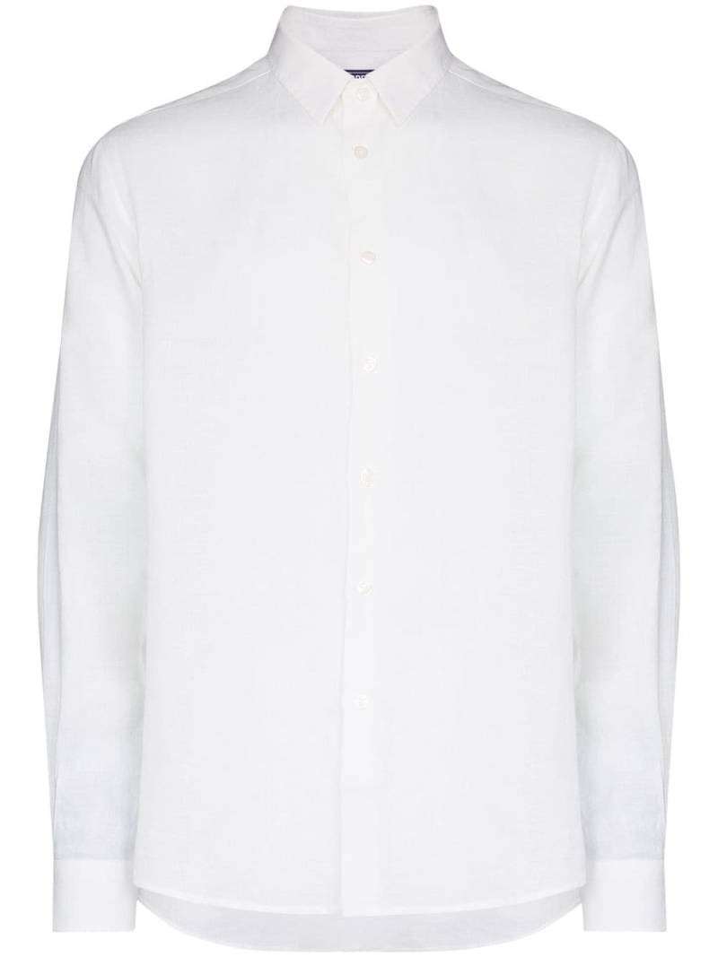 Vilebrequin long-sleeve linen shirt - White von Vilebrequin