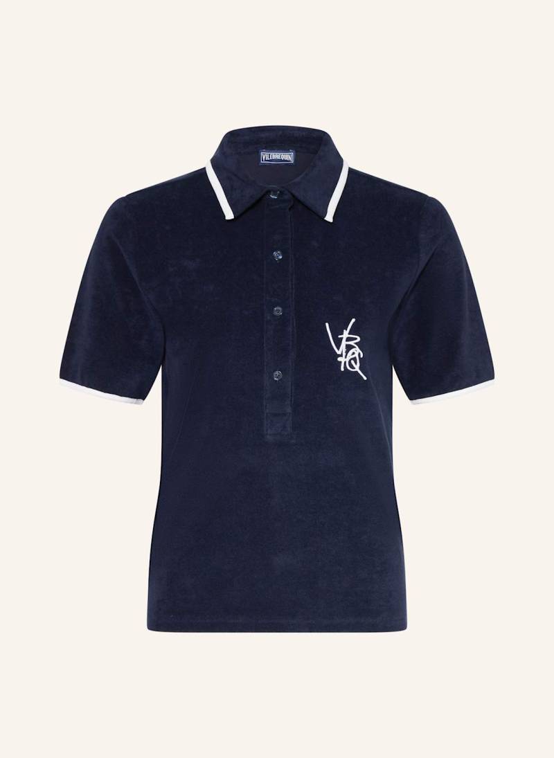 Vilebrequin Frottee-Poloshirt Lizea blau von Vilebrequin