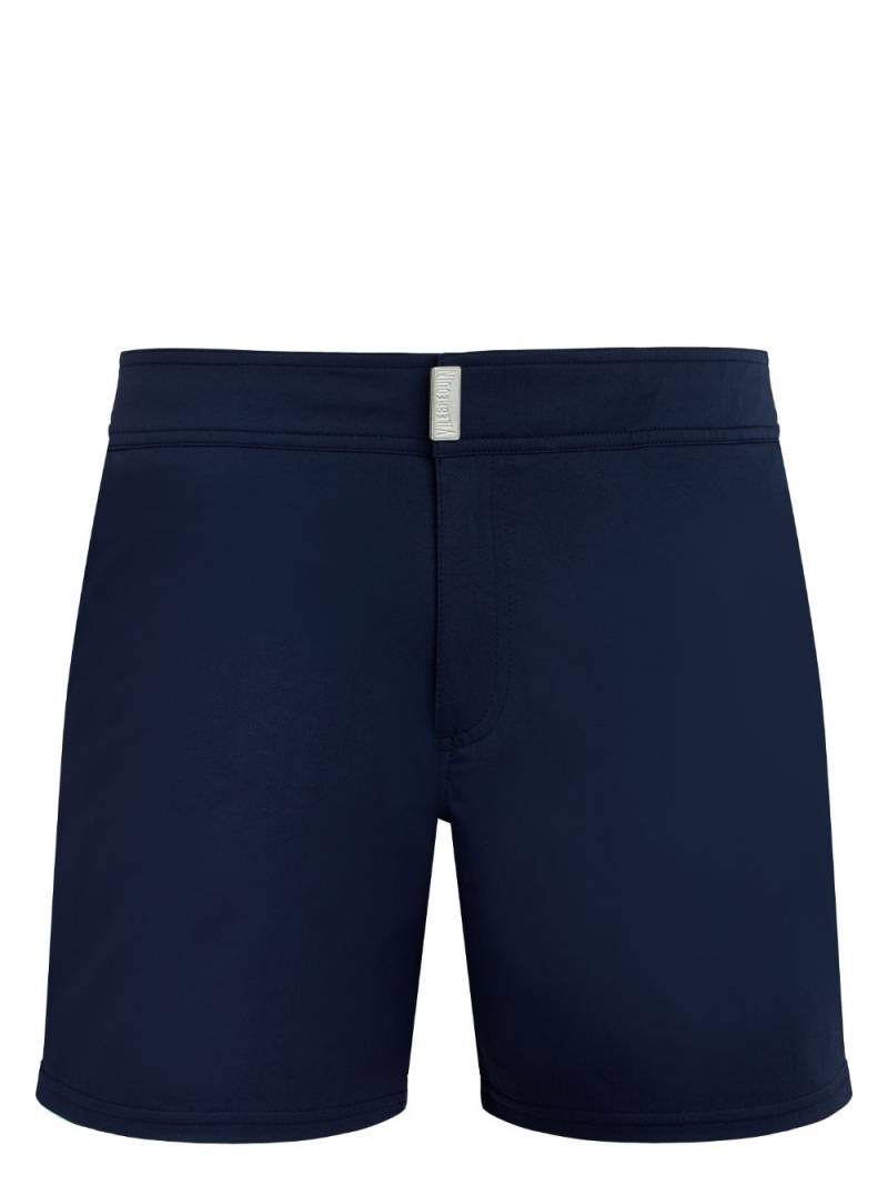 Vilebrequin Merise logo-patch swim shorts - Blue von Vilebrequin