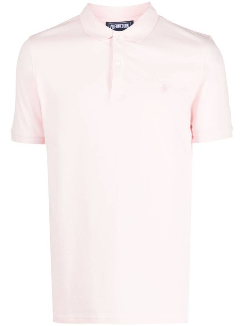 Vilebrequin Palatin logo-embroidered polo shirt - Pink von Vilebrequin