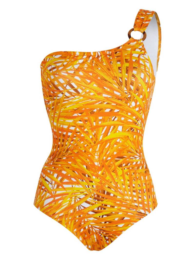 Vilebrequin Palm Leaves swimsuit - Orange von Vilebrequin