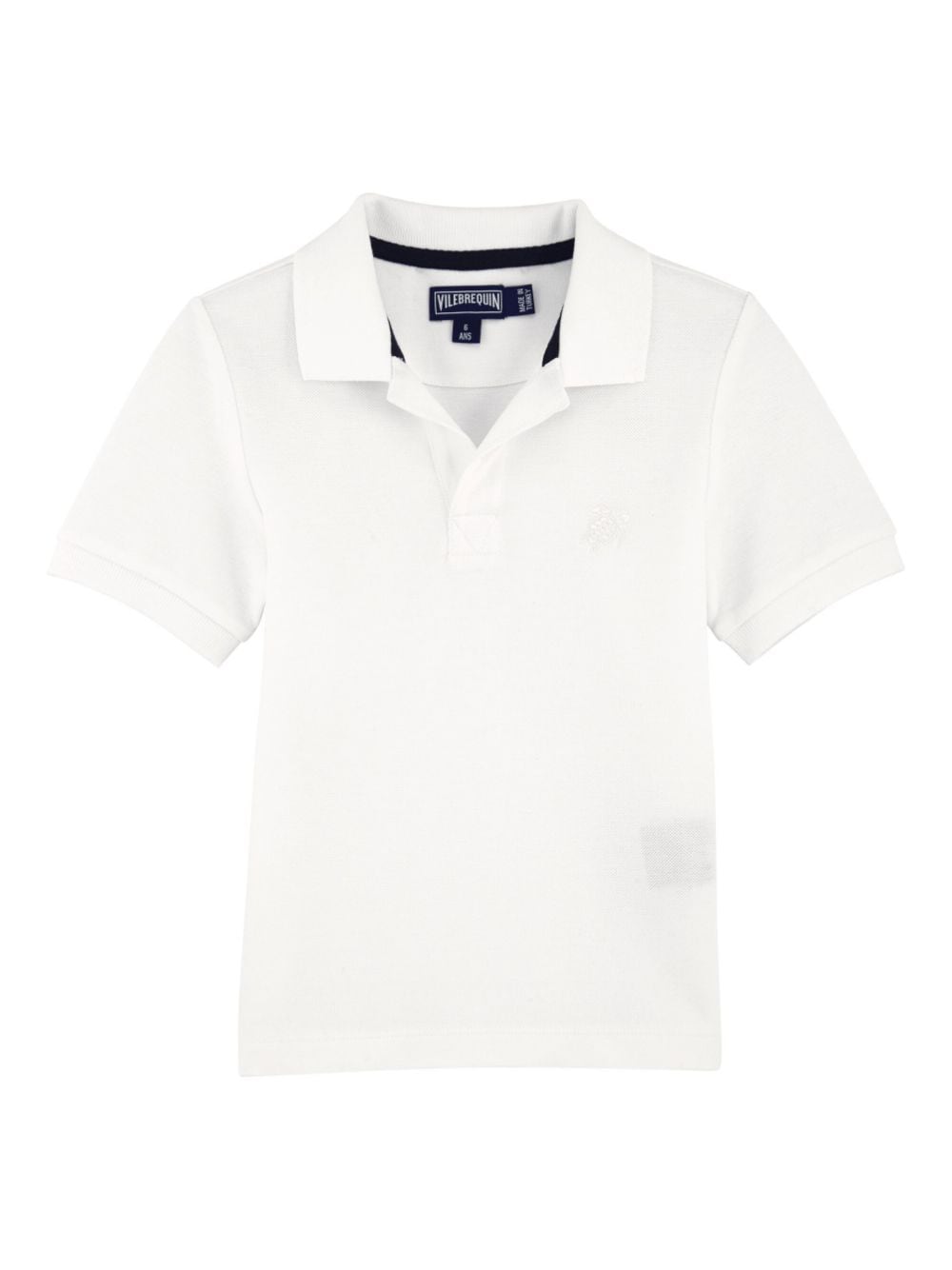 Vilebrequin Kids Pantin cotton polo shirt - White von Vilebrequin Kids