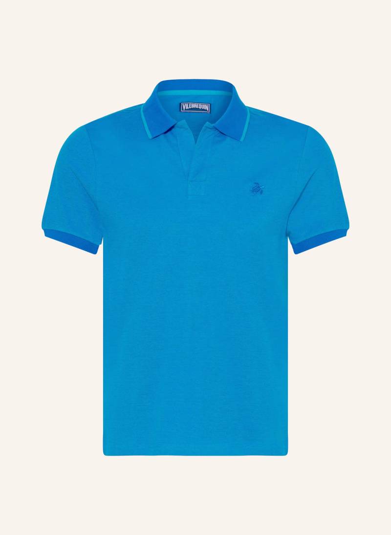 Vilebrequin Piqué-Poloshirt Palatin blau von Vilebrequin