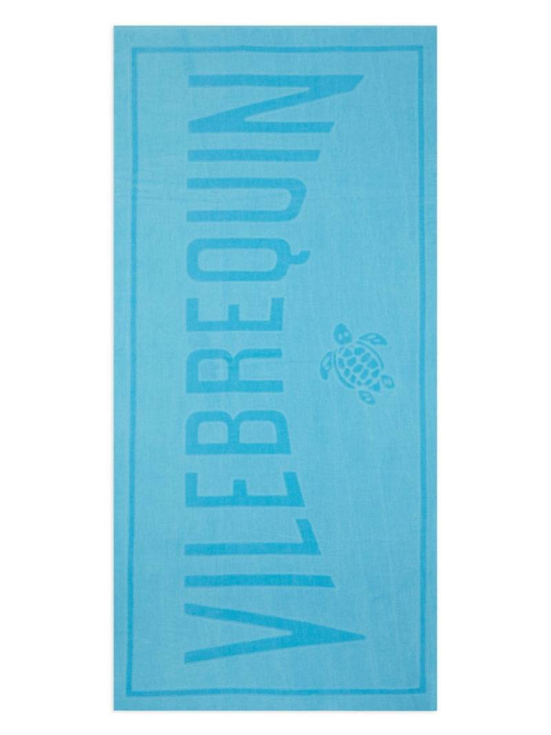 Vilebrequin Sand organic-cotton beach towel - Blue von Vilebrequin