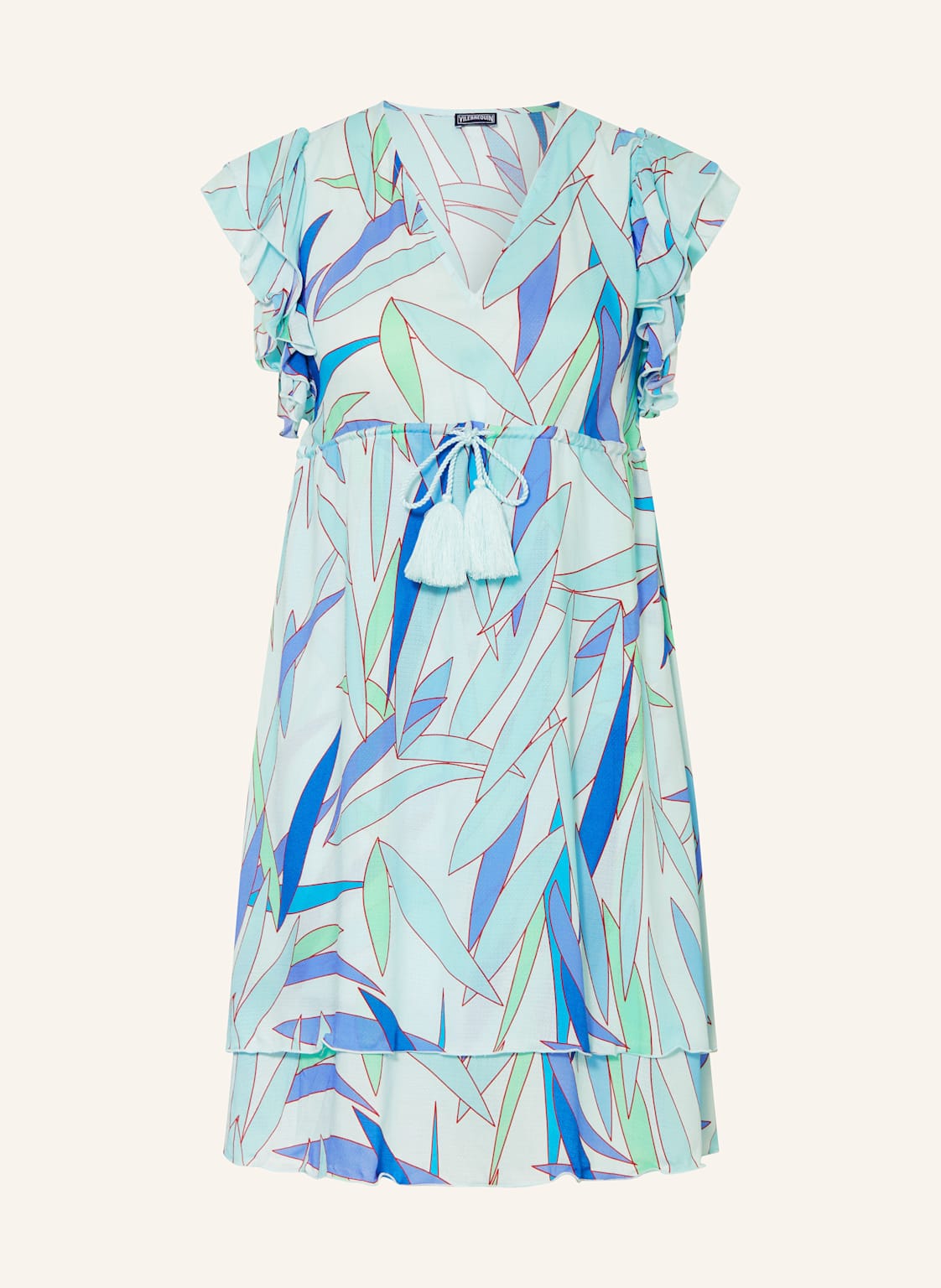 Vilebrequin Strandkleid Bilha Mit Rüschen blau Vilebrequin Strandkleid Bilha Mit Rüschen blau von Vilebrequin