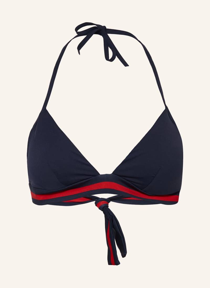 Vilebrequin Triangel-Bikini-Top Solid Fleche blau von Vilebrequin