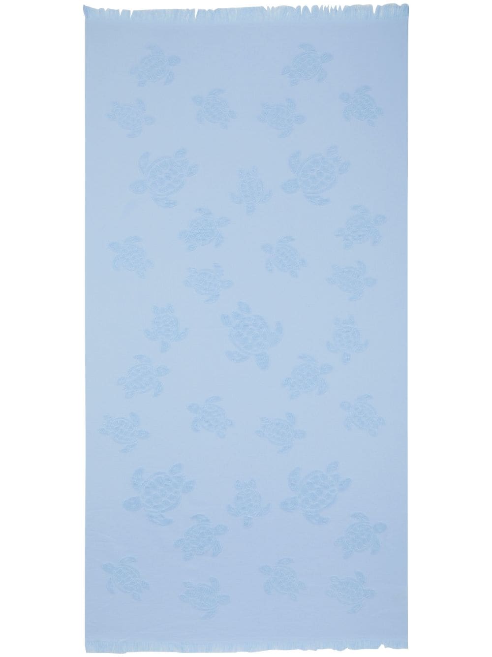 Vilebrequin Turtle jacquard beach towel - Blue von Vilebrequin