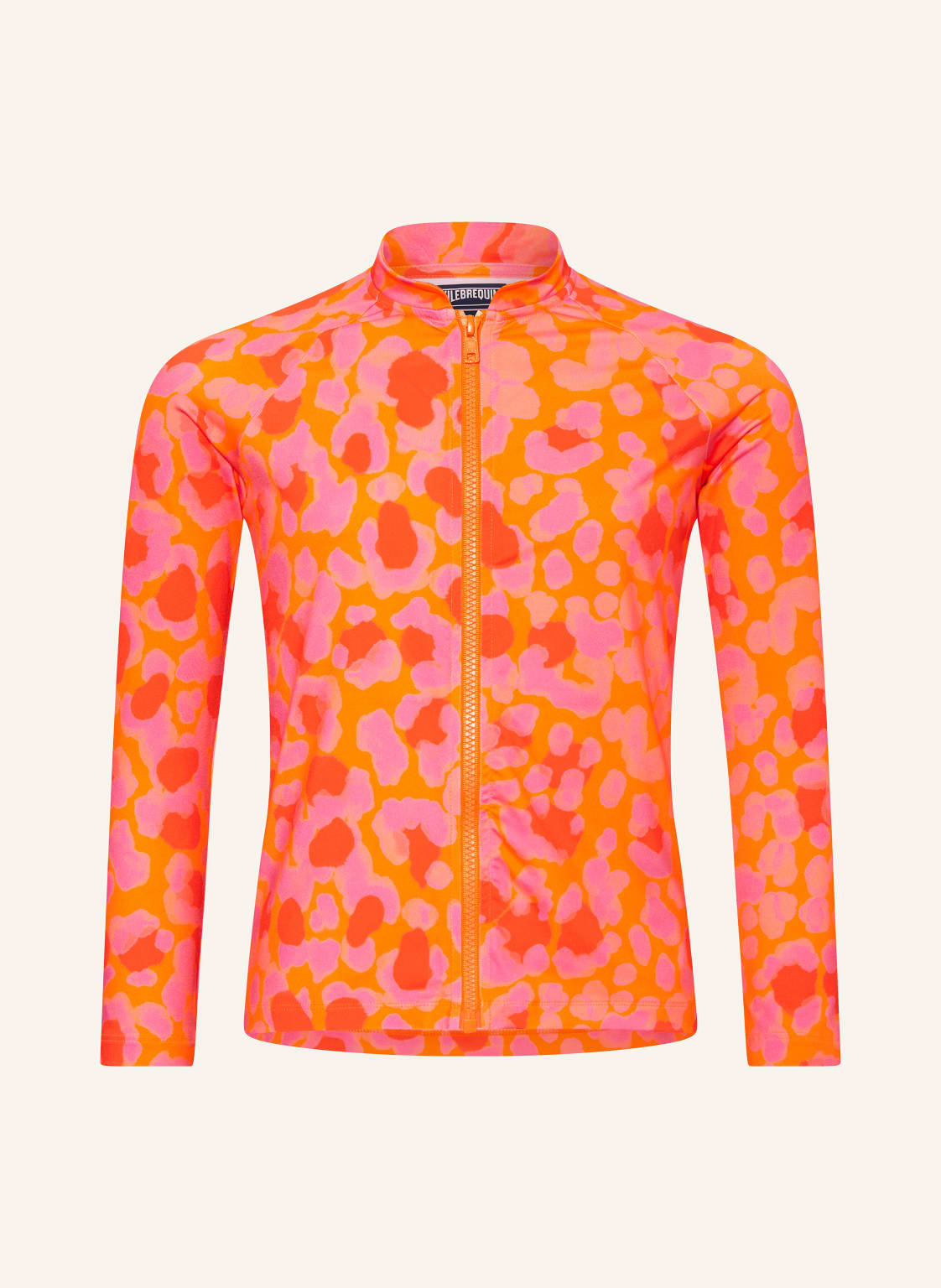 Vilebrequin Uv-Shirt New Leopard Mit Uv-Schutz 50+ orange von Vilebrequin