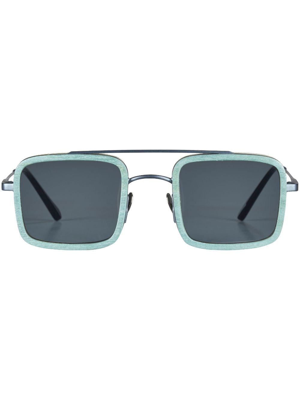 Vilebrequin Valentin square-frame sunglasses - Blue von Vilebrequin