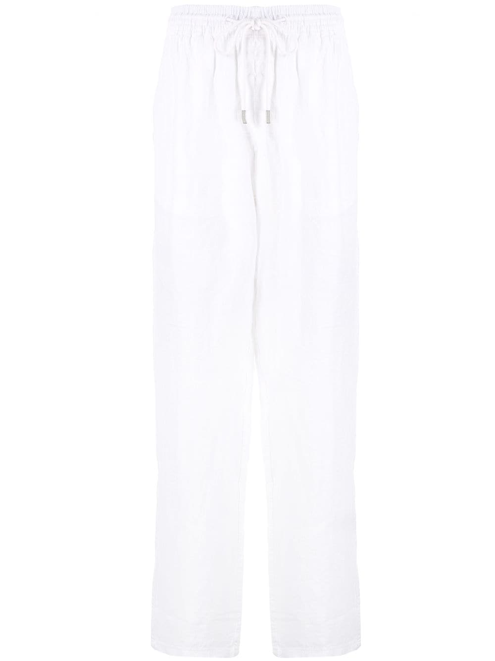 Vilebrequin drawstring straight-leg trousers - White von Vilebrequin