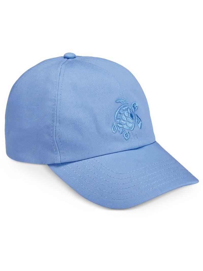 Vilebrequin embroidered-logo cotton cap - Blue von Vilebrequin