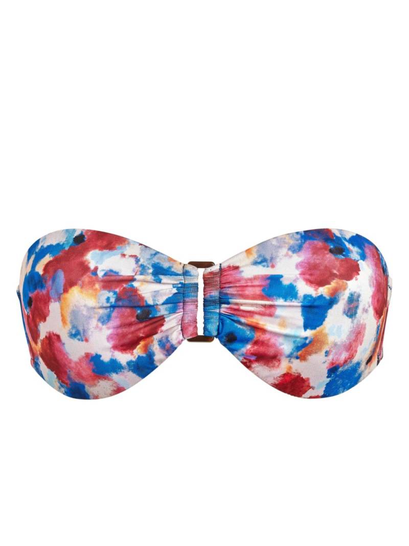 Vilebrequin floral bikini top - Blue von Vilebrequin