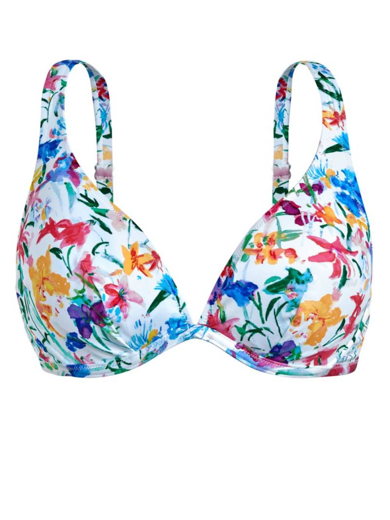 Vilebrequin floral bikini top - White von Vilebrequin