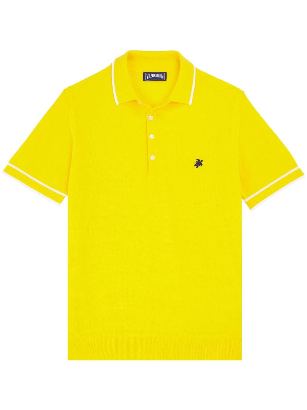 Vilebrequin logo-embroidered polo shirt - Yellow von Vilebrequin