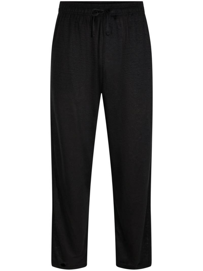 Vilebrequin logo-patch track pants - Black von Vilebrequin