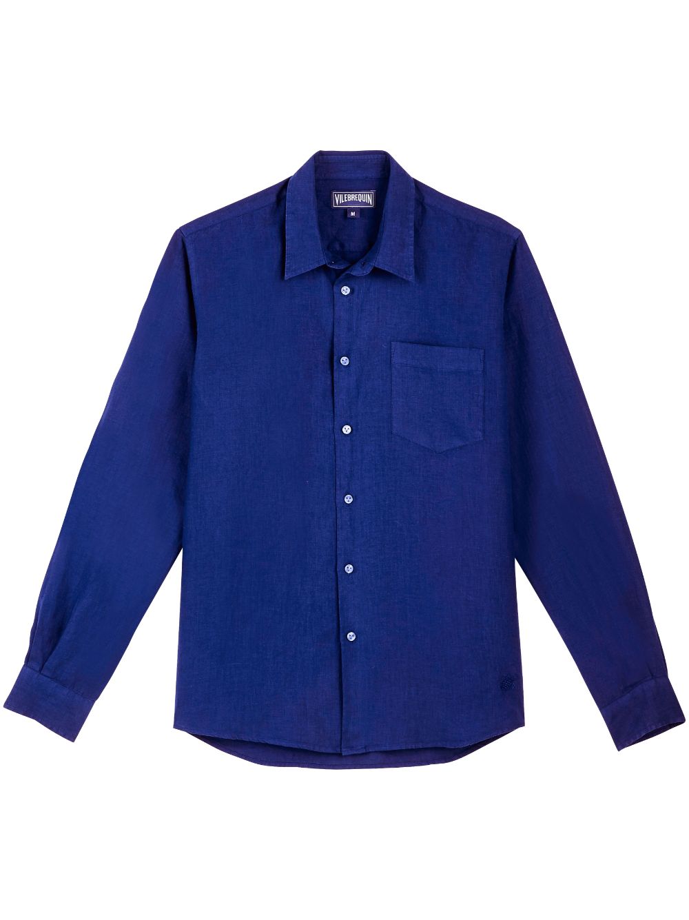 Vilebrequin long-sleeve linen shirt - Blue von Vilebrequin