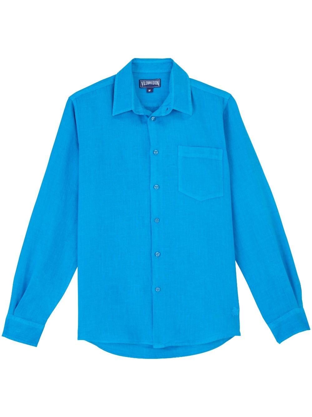 Vilebrequin long-sleeve linen shirt - Blue von Vilebrequin