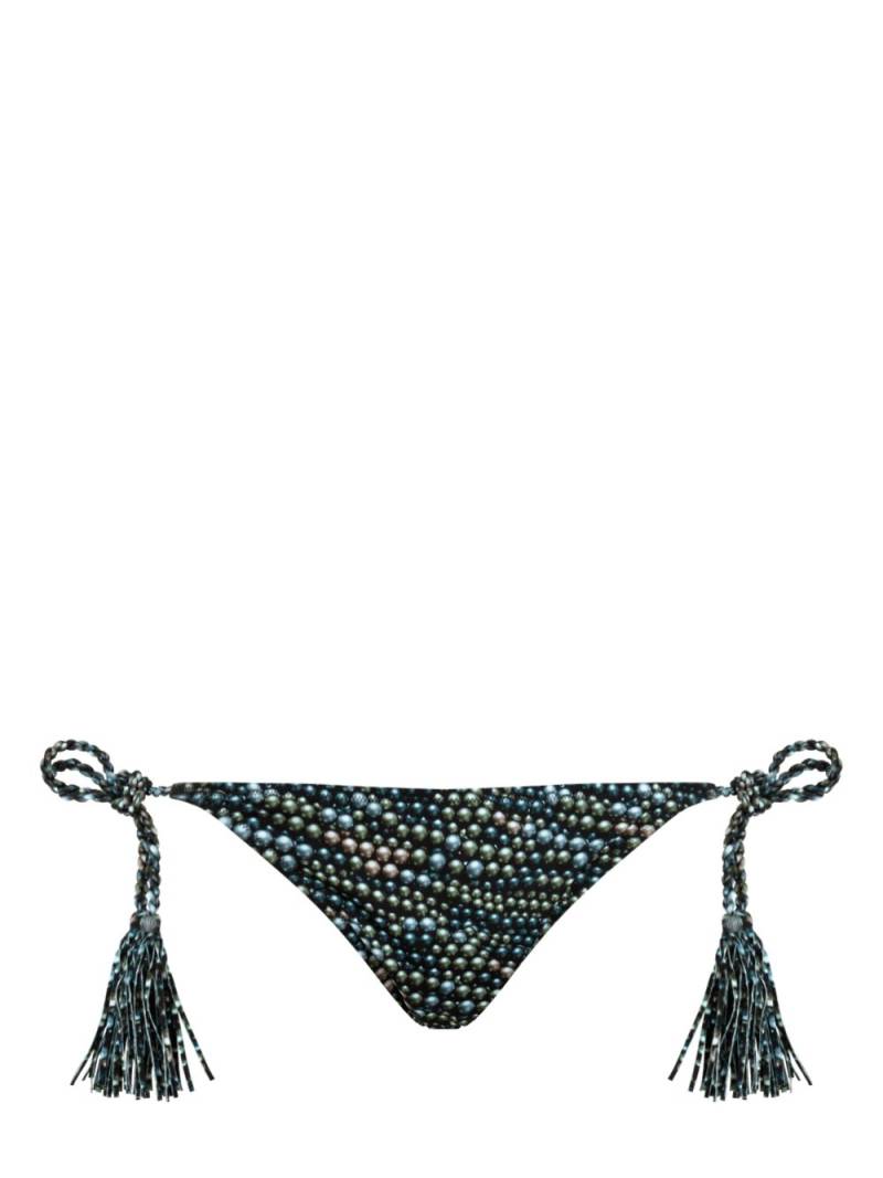 Vilebrequin pearl-embellished bikini bottoms - Black von Vilebrequin