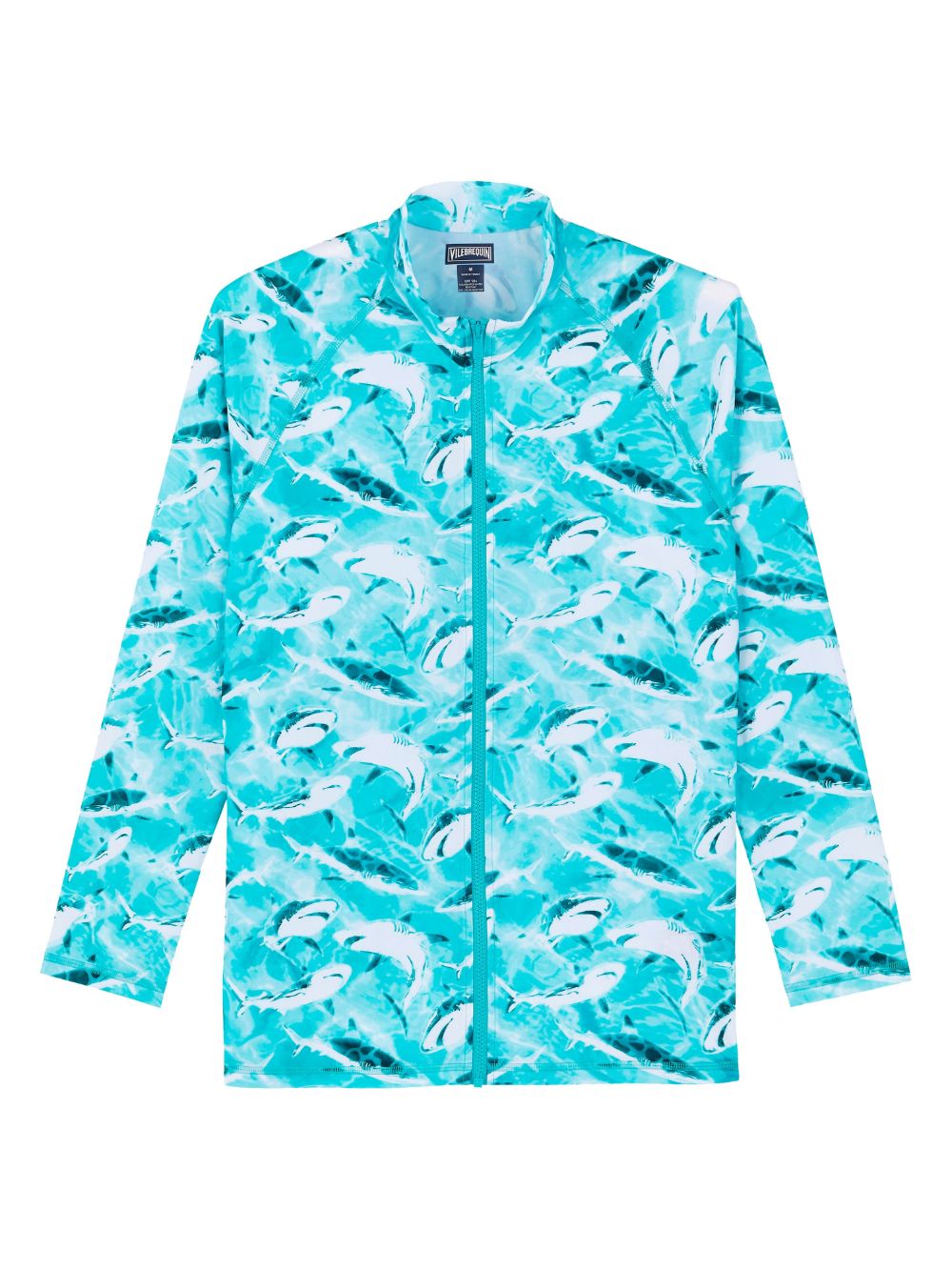 Vilebrequin shark-print rashguard - Blue von Vilebrequin