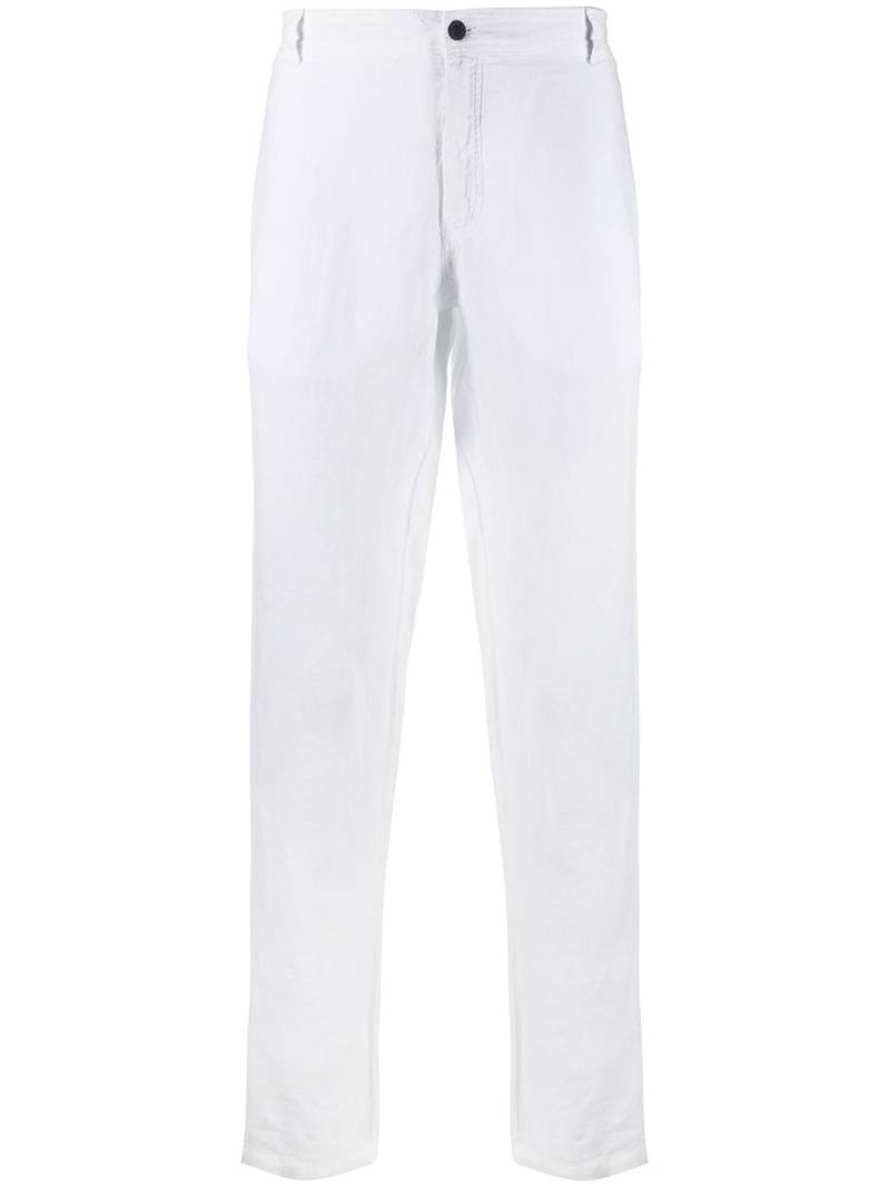 Vilebrequin straight leg linen trousers - White von Vilebrequin