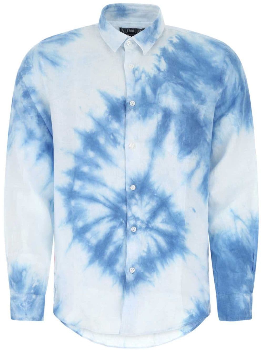 Vilebrequin tie-dye print shirt - Blue von Vilebrequin