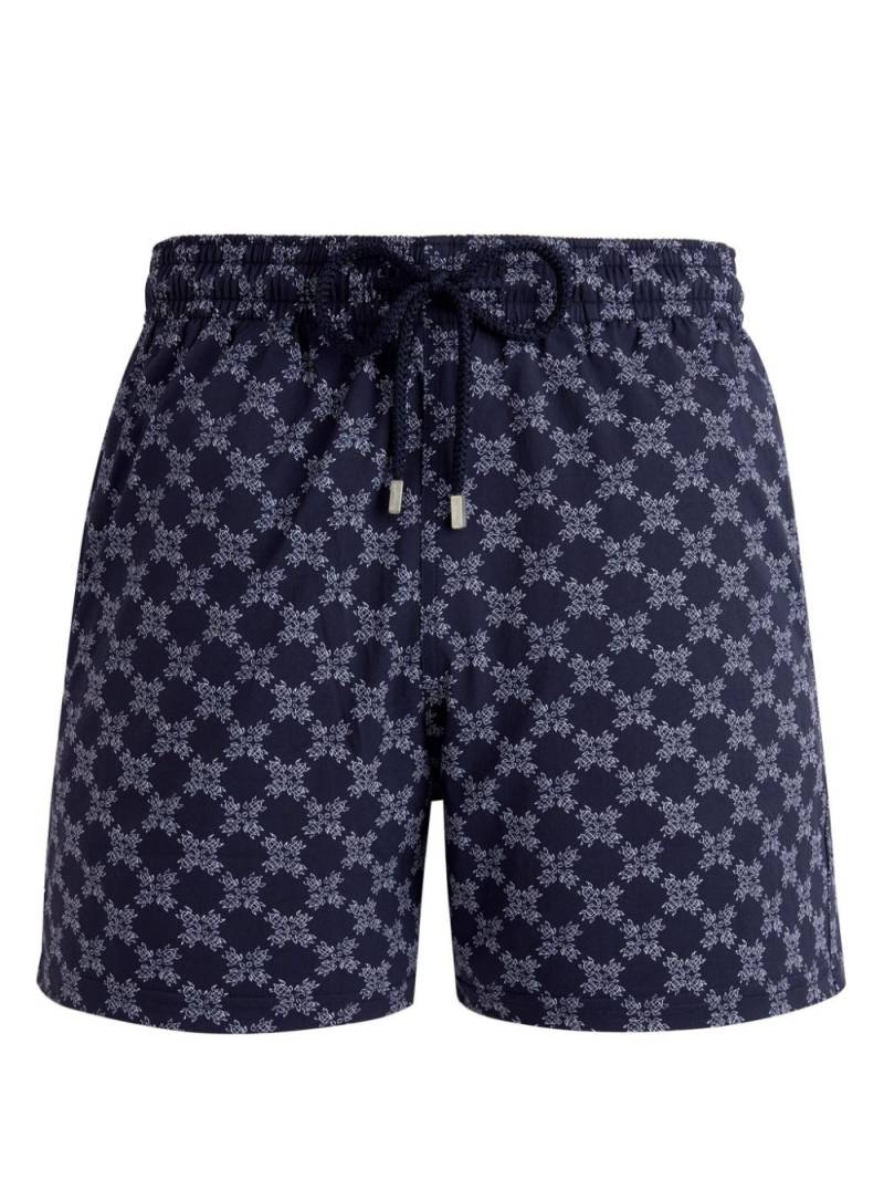 Vilebrequin turtle-print swim shorts - Blue von Vilebrequin