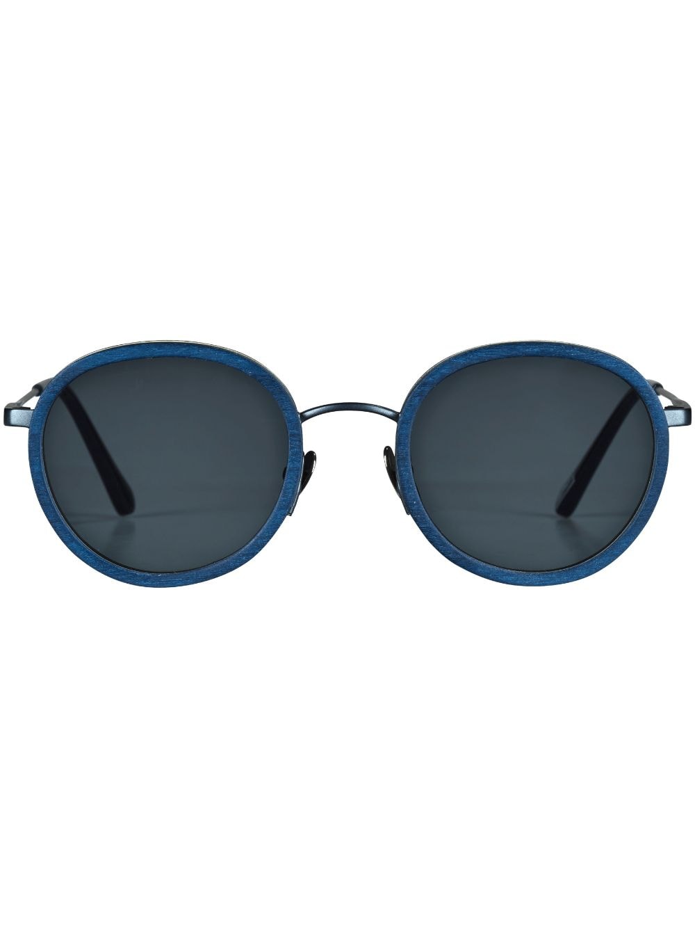 Vilebrequin x Shelter Victoire round-frame sunglasses - Blue von Vilebrequin