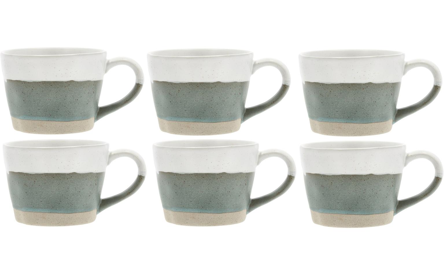 Villa Collection Denmark Cappuccinotasse »Tasse Evig 300ml Green/White« von Villa Collection Denmark