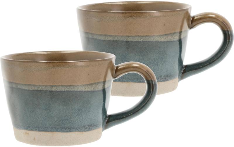 Villa Collection Denmark Tasse »Evig 300 ml, 2 Stück, Blau/Braun«, (2 tlg.) von Villa Collection Denmark