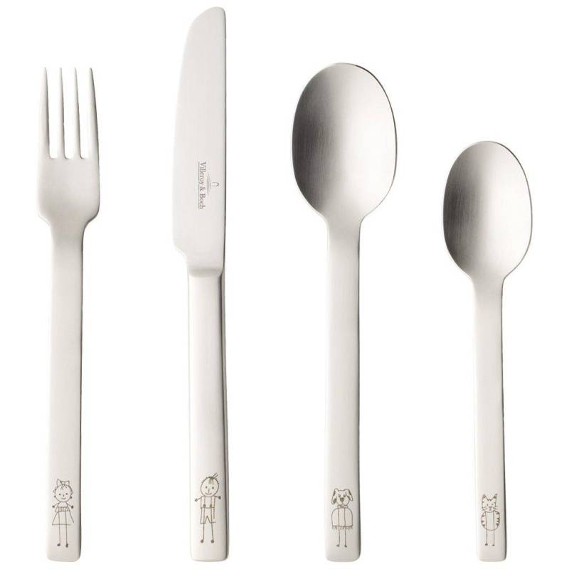 Kinderbesteck 4tlg. One Unisex Silber ONE SIZE von Villeroy&Boch