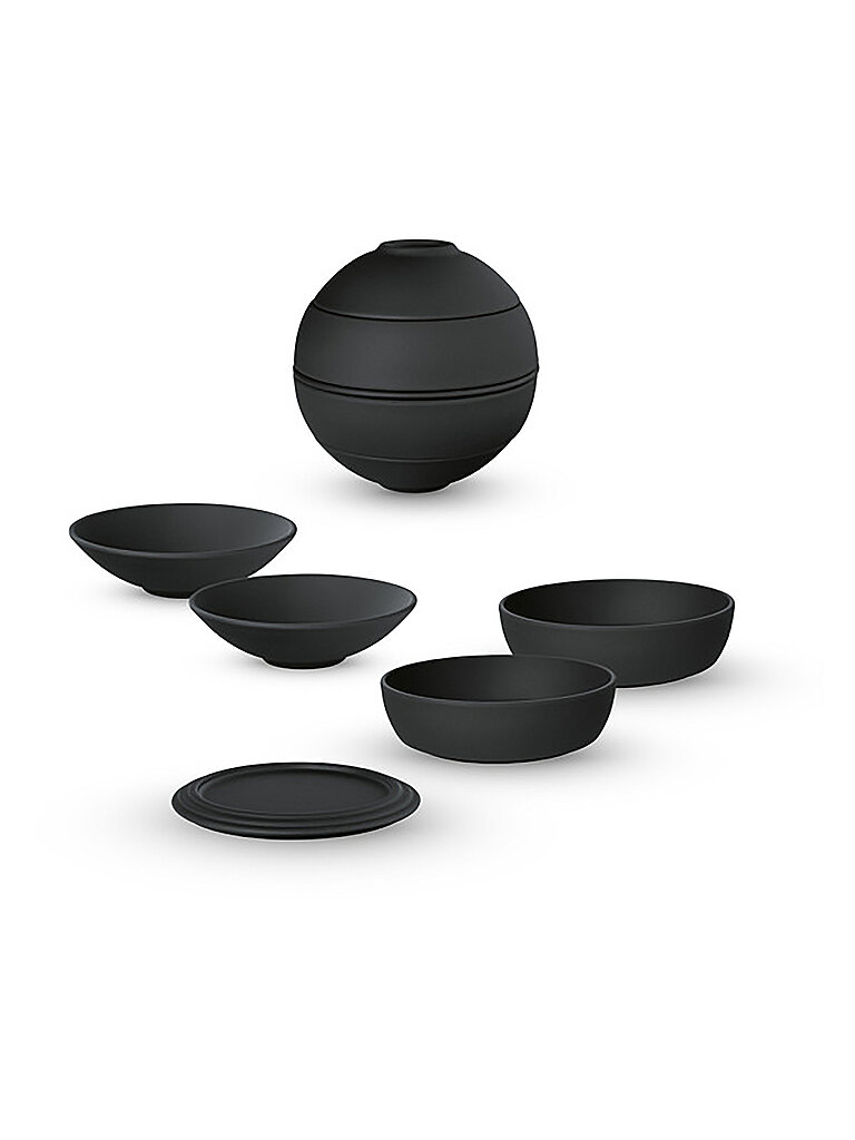 VILLEROY & BOCH La Petite Boule BLACK ICONIC 5tlg schwarz von Villeroy & Boch