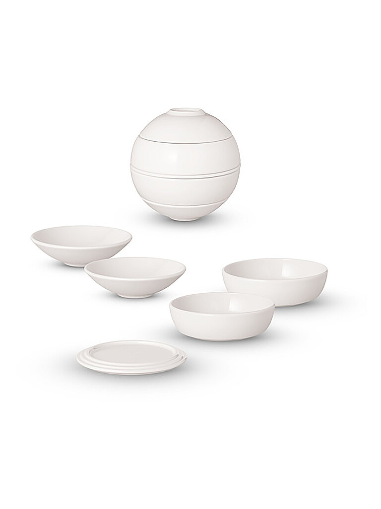 VILLEROY & BOCH La Petite Boule WHITE ICONIC 5tlg weiss von Villeroy & Boch