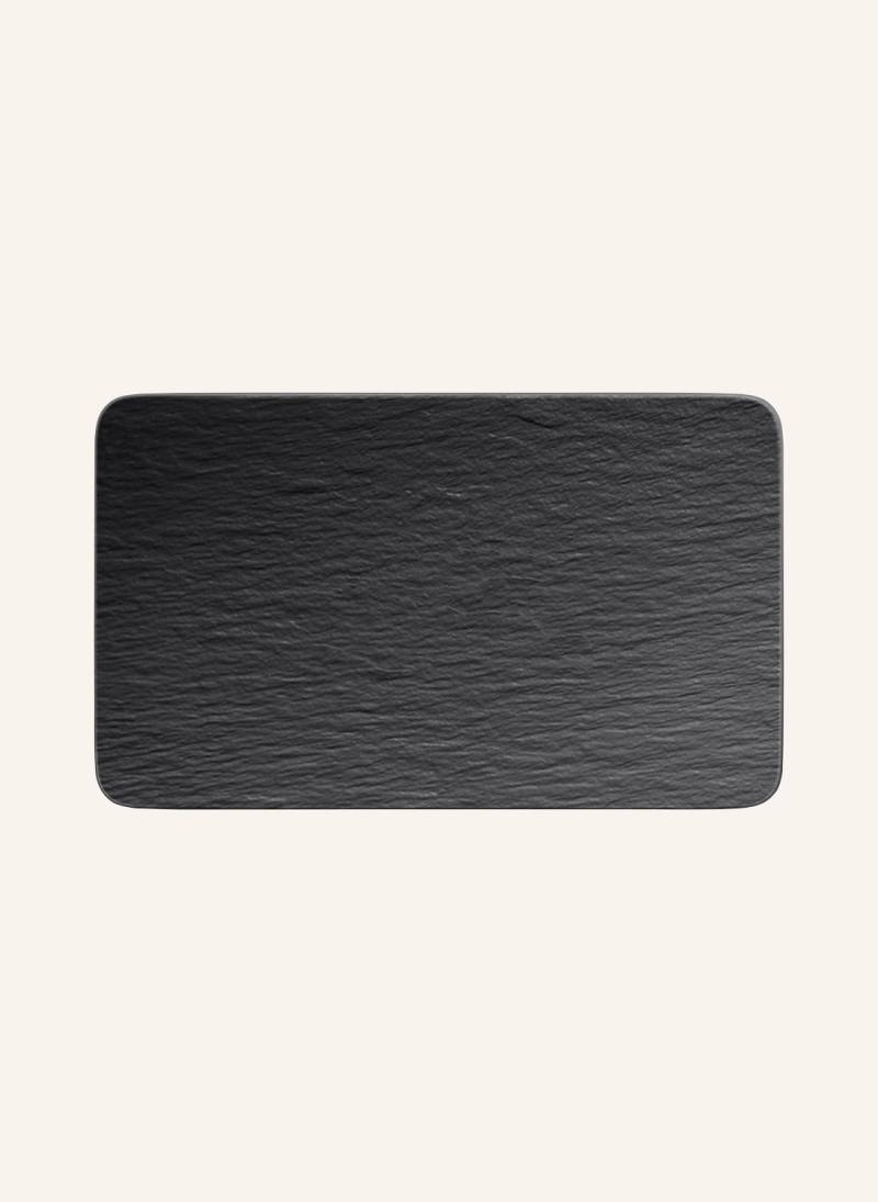 Villeroy & Boch Servierplatte Manufacture Rock schwarz von Villeroy & Boch