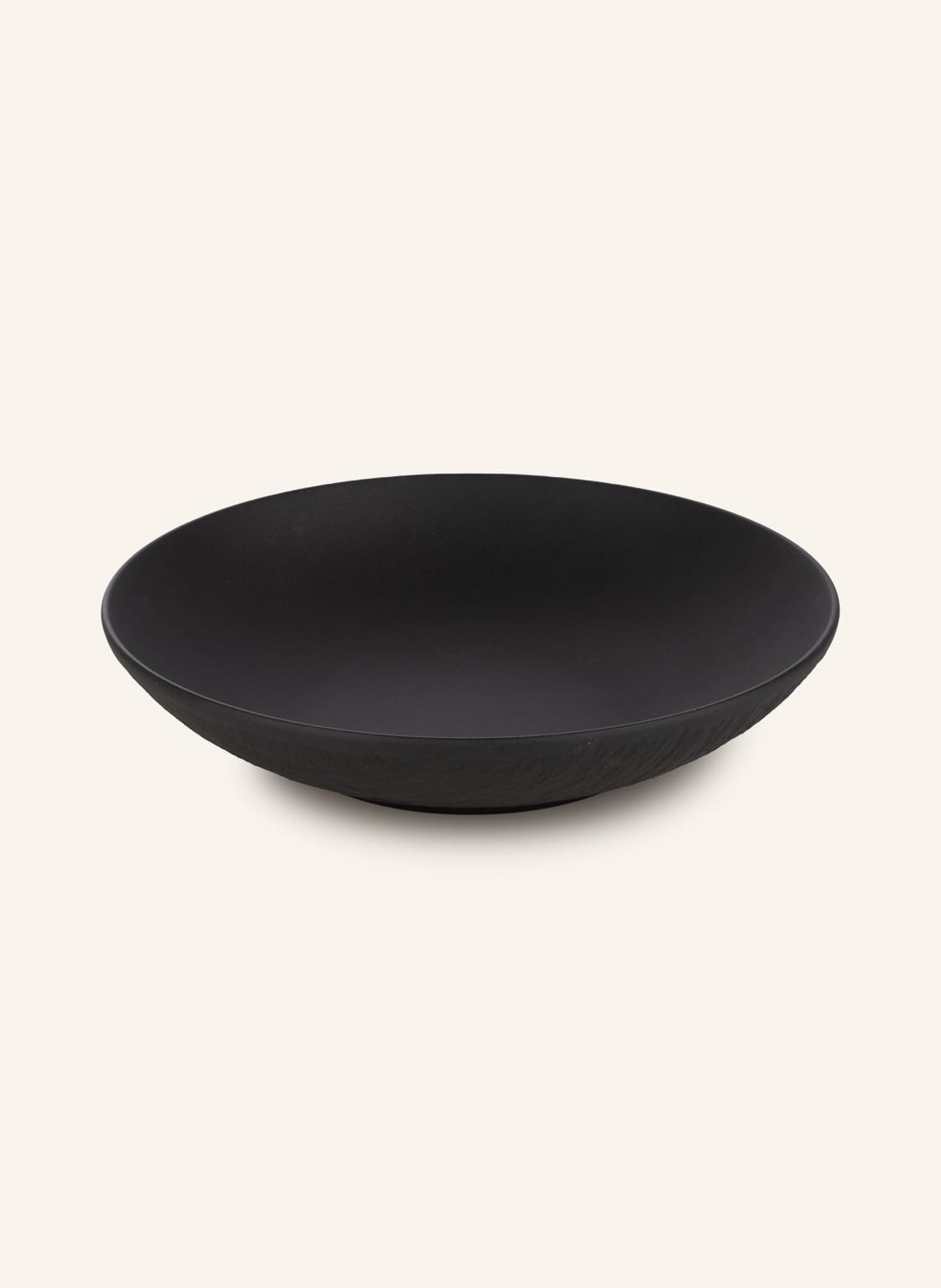 Villeroy & Boch Suppenteller Manufacture Rock schwarz von Villeroy & Boch