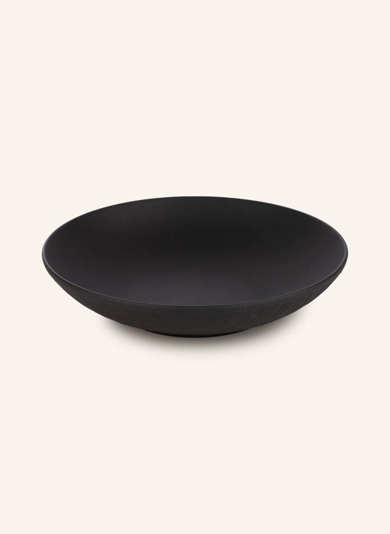 Villeroy & Boch Suppenteller Manufacture Rock schwarz von Villeroy & Boch